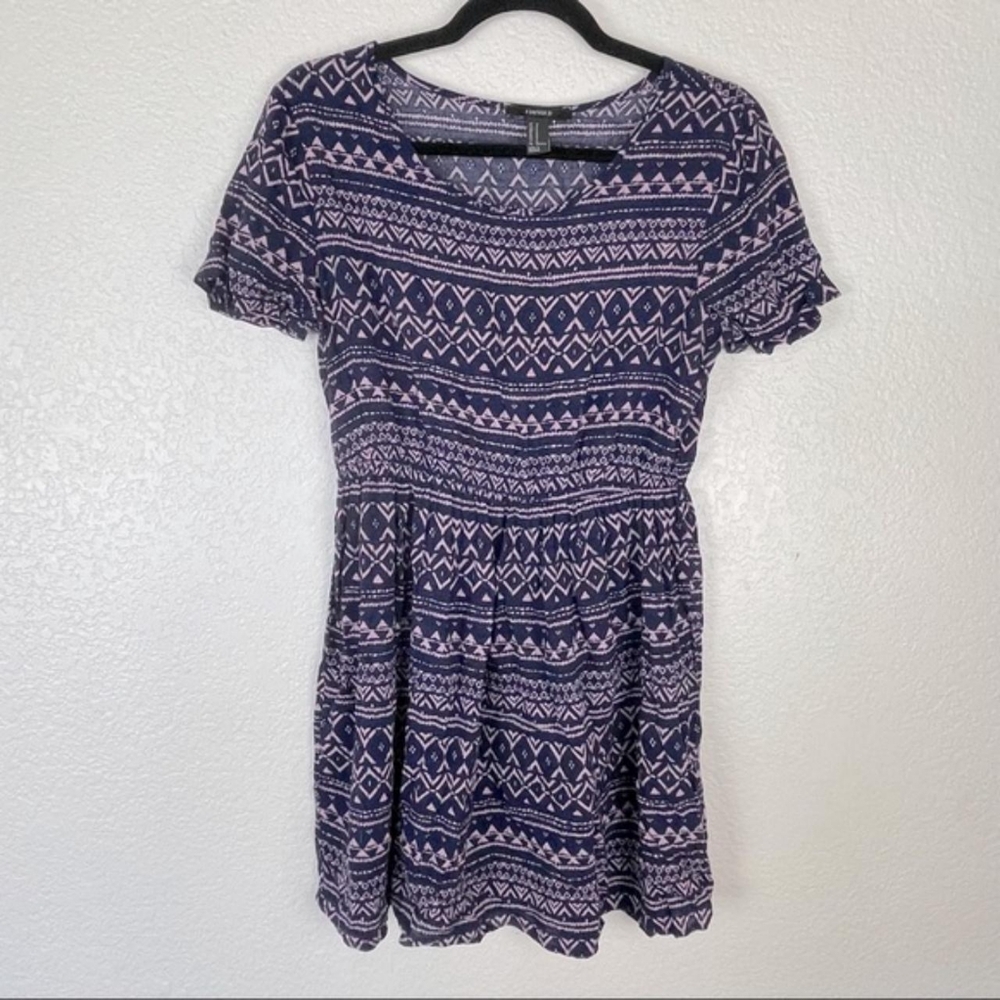 Pattern Mini Dress Juniors Small